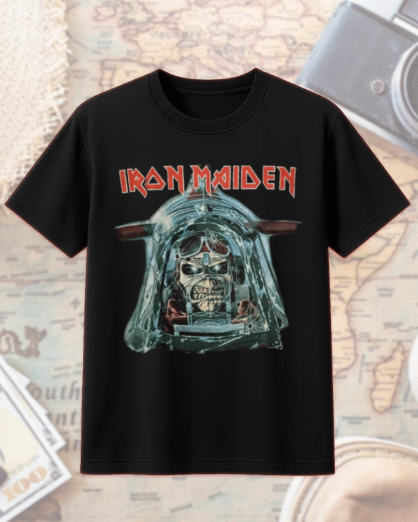 Iron Maiden Aces High 2003 World Tour – Vintage T-Shirt / Hoodie / Sweatshirt / Long Sleeve / Tank Top - Image 3