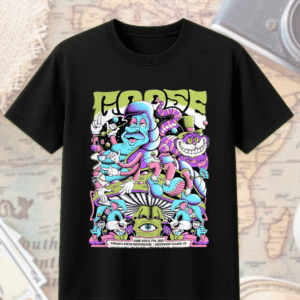 Goose 2025 Greenwood Village Shirt or Hoodie – June 6–7 Fiddler’s Green Concert Poster Tee