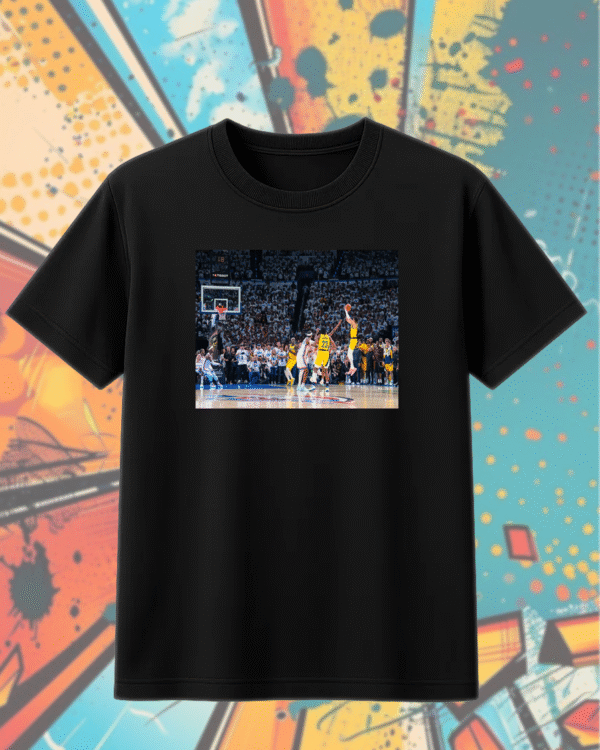 "BIG TIME BUCKET" Tyrese Haliburton Clutch Buzzer-Beater – NBA Playoffs 2025 T-Shirt, Hoodie, Sweatshirt, Tank Top & Long Sleeve