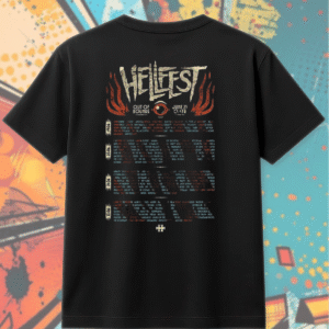 Hellfest 2025 Savage Tiger Shirt or Hoodie – Clisson France June 19–22 Lineup Two-Sided Tour Merch