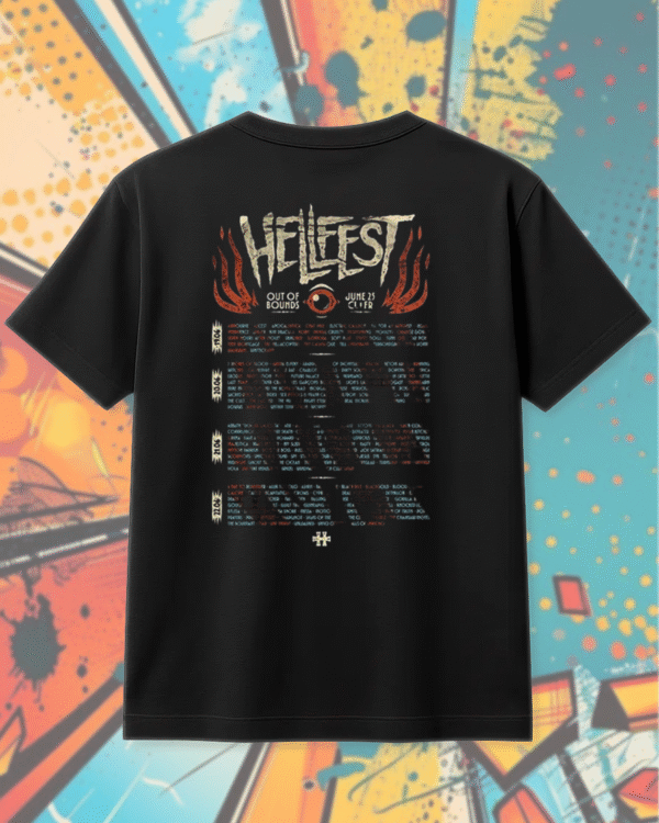 Hellfest 2025 Savage Tiger Shirt or Hoodie – Clisson France June 19–22 Lineup Two-Sided Tour Merch