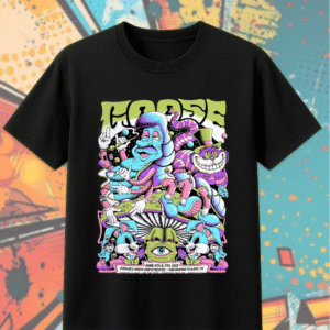 Goose 2025 Greenwood Village Shirt or Hoodie – June 6–7 Fiddler’s Green Concert Poster Tee