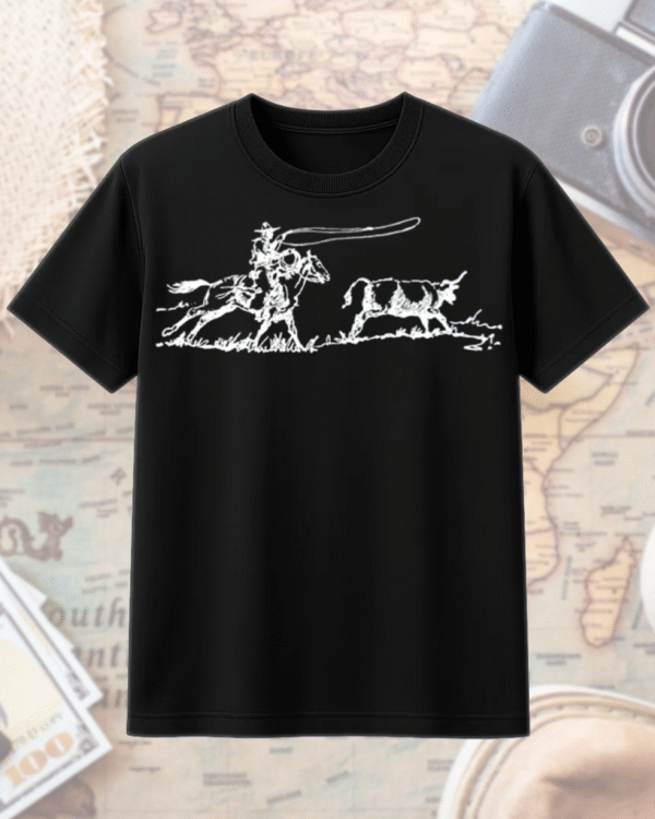 Cowboy Roping Western Graphic Shirt – T-Shirt, Hoodie, Sweatshirt, Long Sleeve & Tank Top | Country Rodeo Comfort Colors Style - Image 2