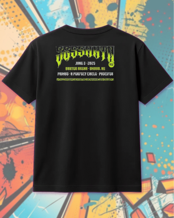 Sessanta Omaha Nebraska 2025 Concert T-Shirt, Hoodie, Long Sleeve, Sweatshirt & Tank Top – Two-Sided Tour Merch (June 3 | Baxter Arena) - Image 7