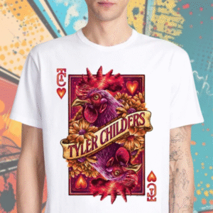 Tyler Childers Las Vegas 2025 Concert Tee – The Cock Playing Card Art Classic T-Shirt
