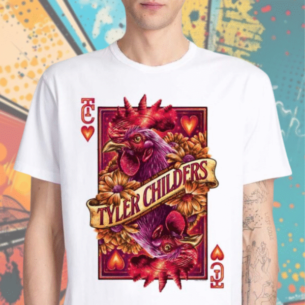 Tyler Childers Las Vegas 2025 Concert Tee – The Cock Playing Card Art Classic T-Shirt