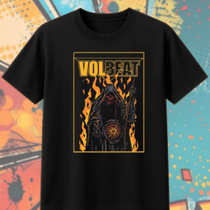 Volbeat x Metal Hammer Issue 401 Hoodie – Exclusive Fire Reaper Graphic, Heavy Metal Band Merch