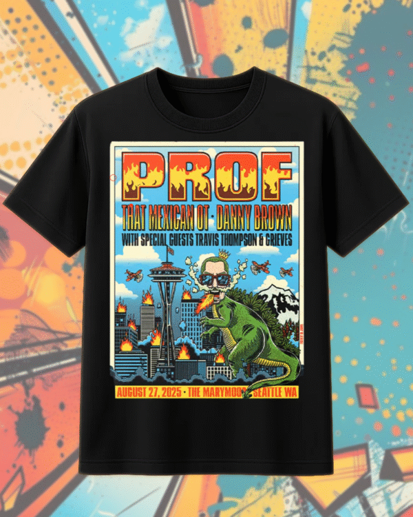 PROF 2025 Seattle Concert Merch – Marymoor Park T-Shirt, Hoodie, Tank Top, Sweatshirt & Long Sleeve