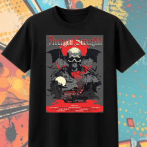 Avenged Sevenfold Europe Tour 2025 Shirt or Hoodie – Burning Car Poster Art with Summer Tour Dates