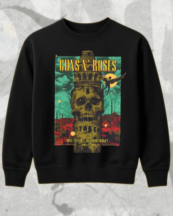 Guns N’ Roses Istanbul 2025 T-Shirt / Hoodie / Sweatshirt / Long Sleeve / Tank Top – Tupras Stadium June 2 Concert Merch - Image 7