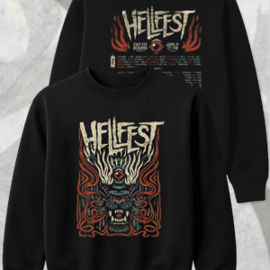 Hellfest 2025 Savage Tiger Shirt or Hoodie – Clisson France June 19–22 Lineup Two-Sided Tour Merch