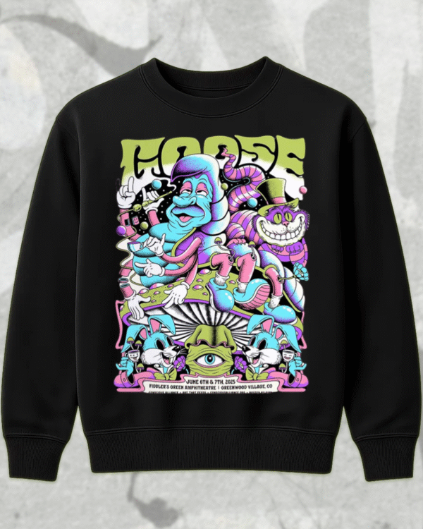 Goose 2025 Greenwood Village Shirt or Hoodie – June 6–7 Fiddler’s Green Concert Poster Tee