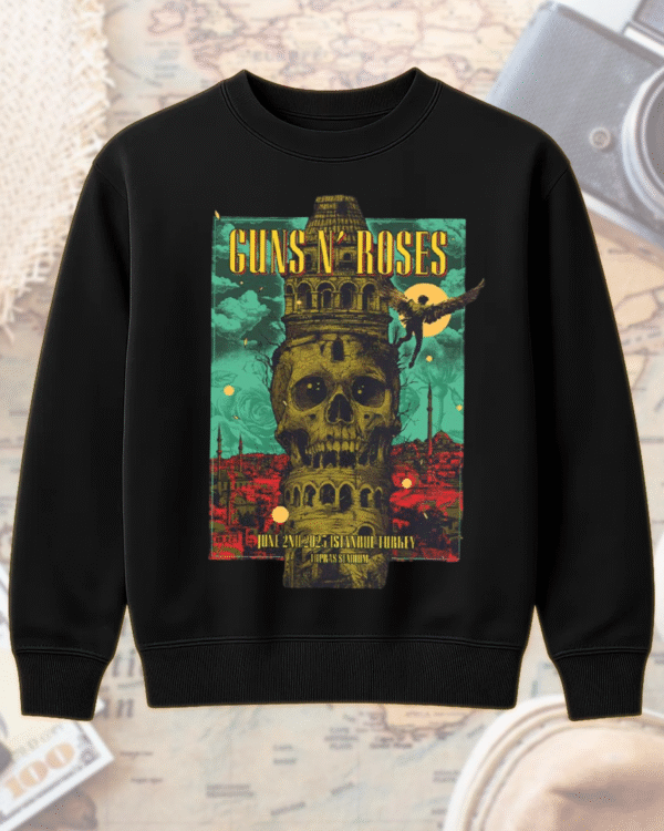 Guns N’ Roses Istanbul 2025 T-Shirt / Hoodie / Sweatshirt / Long Sleeve / Tank Top – Tupras Stadium June 2 Concert Merch - Image 8