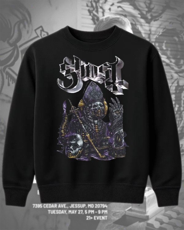 Ghost Papa V “Perpetua” Tour T-Shirt / Hoodie / Long Sleeve / Sweatshirt / Tank Top – Official Fan Merch - Image 8
