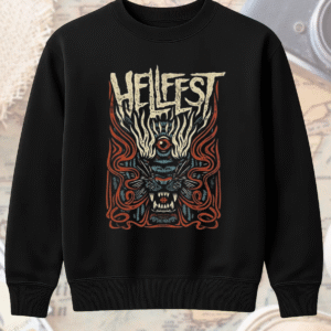 Hellfest 2025 Savage Tiger Shirt or Hoodie – Clisson France June 19–22 Lineup Two-Sided Tour Merch