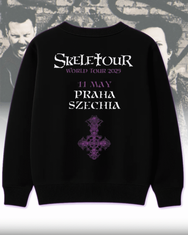 Ghost Skeletour World Tour 2025 – Two-Sided T-Shirt, Hoodie, Sweatshirt, Long Sleeve, Tank Top | Praha Czechia May 11 Exclusive Pop-Up Shop - Image 9
