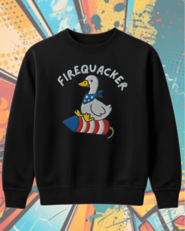 Embroidered Silly Goose 4th of July Shirt – Comfort Colors Patriotic Tee, Hoodie, Tank Top, Sweatshirt, Long Sleeve – USA Gift for Her - Image 12