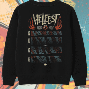 Hellfest 2025 Savage Tiger Shirt or Hoodie – Clisson France June 19–22 Lineup Two-Sided Tour Merch