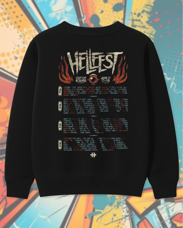 Hellfest 2025 Savage Tiger Shirt or Hoodie – Clisson France June 19–22 Lineup Two-Sided Tour Merch