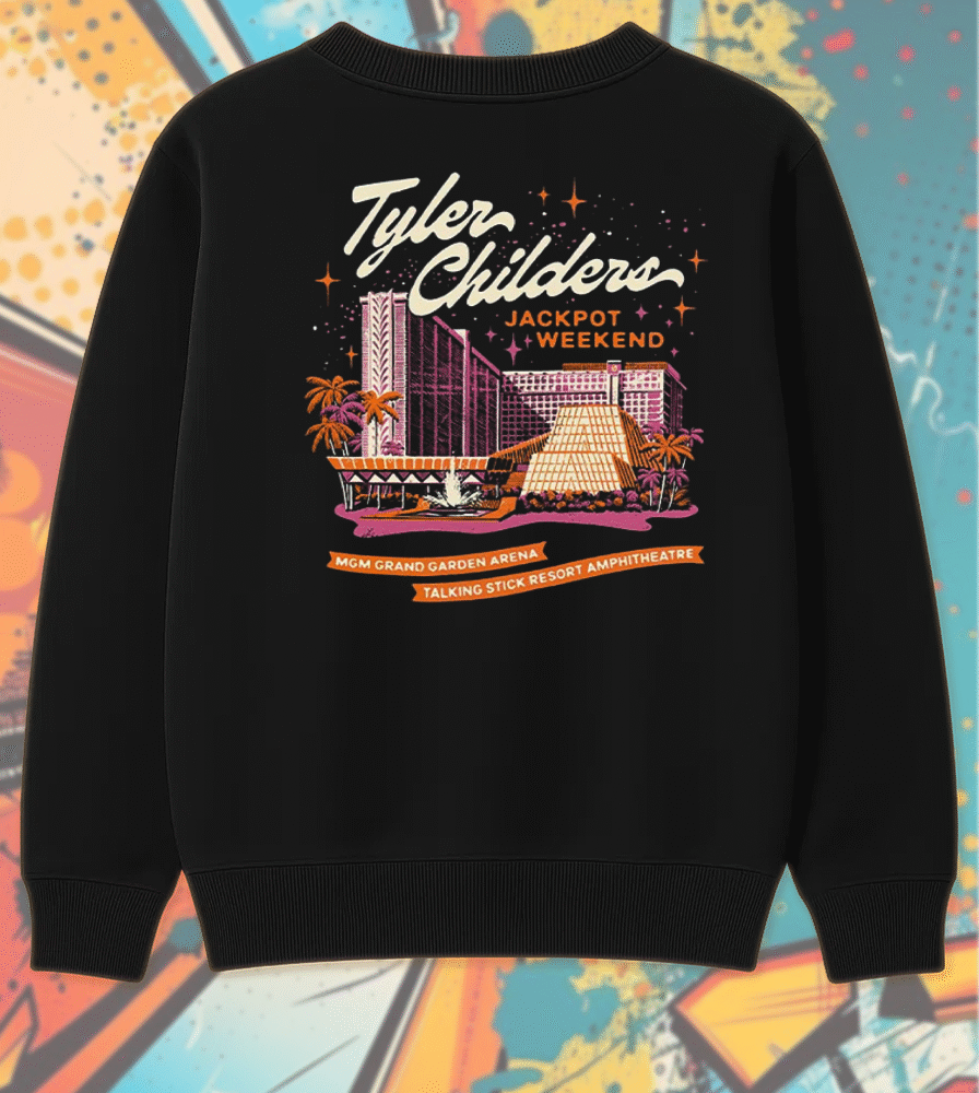 Tyler Childers Las Vegas 2025 Two-Sided Sweatshirt – MGM Grand Garden Arena June 7 Concert Crewneck (Unisex)