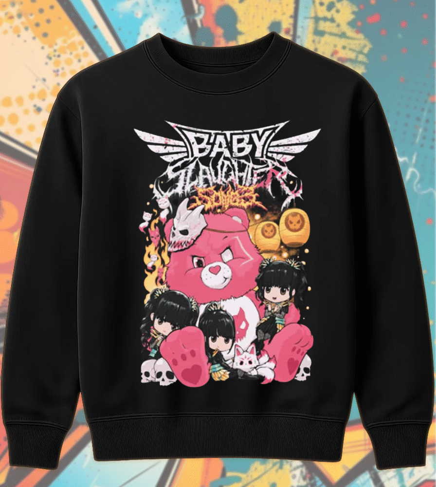 Babymetal x Slaughter To Prevail – “Baby Slaughter Bear” Scene | Horror Kawaii Metal 2025 T-Shirt, Hoodie, Sweatshirt, Long Sleeve, Tank Top