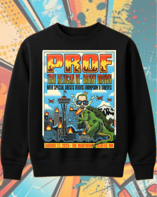 PROF 2025 Seattle Concert Merch – Marymoor Park T-Shirt, Hoodie, Tank Top, Sweatshirt & Long Sleeve