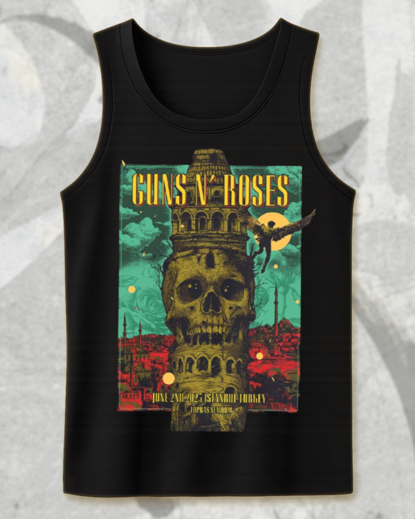 Guns N’ Roses Istanbul 2025 T-Shirt / Hoodie / Sweatshirt / Long Sleeve / Tank Top – Tupras Stadium June 2 Concert Merch - Image 10