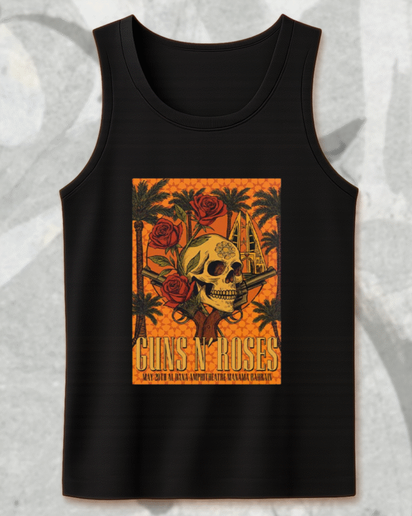 Guns N’ Roses Bahrain 2025 – Unisex T-Shirt / Hoodie / Sweatshirt / Long Sleeve / Tank Top (Al Dana Amphitheatre – May 20) - Image 10