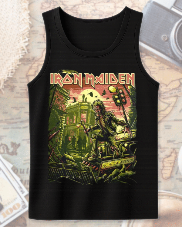 Iron Maiden Run For Your Lives World Tour 2025 – Wrathchild & Murders In The Rue Morgue Two-Sided Shirt, Hoodie, Long Sleeve, Tank Top - Image 11