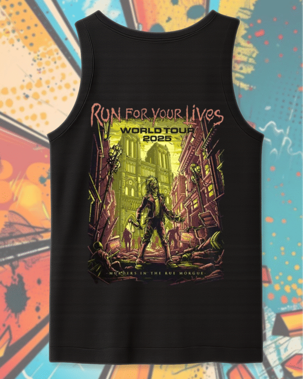 Iron Maiden Run For Your Lives World Tour 2025 – Wrathchild & Murders In The Rue Morgue Two-Sided Shirt, Hoodie, Long Sleeve, Tank Top - Image 12