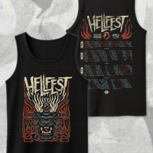 Hellfest 2025 Savage Tiger Shirt or Hoodie – Clisson France June 19–22 Lineup Two-Sided Tour Merch