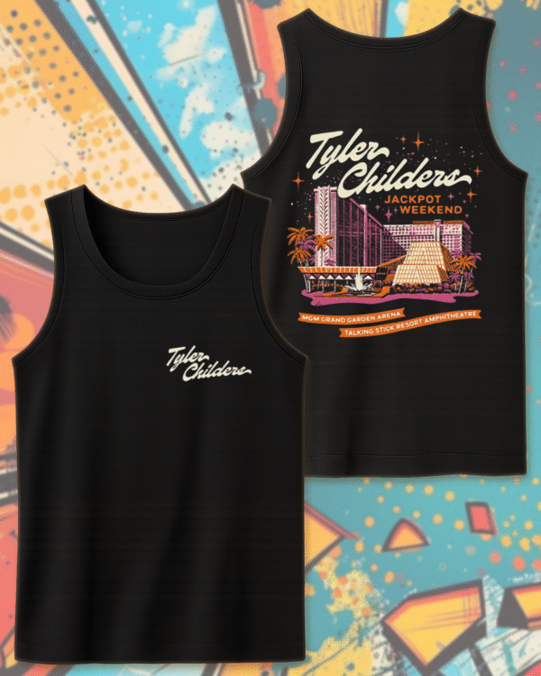 Tyler Childers Las Vegas 2025 Two-Sided Tank Top – MGM Grand Garden Arena June 7 Concert Merch (Unisex)
