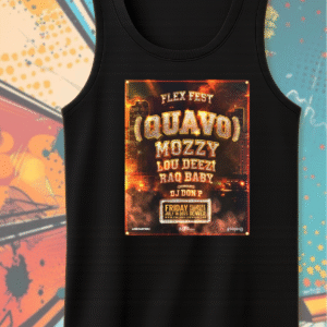 Flex Fest 2025 T-Shirt – Quavo Mozzy Concert Tee, July 18 Denver Show