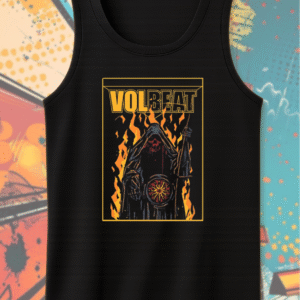 Volbeat x Metal Hammer Issue 401 Hoodie – Exclusive Fire Reaper Graphic, Heavy Metal Band Merch