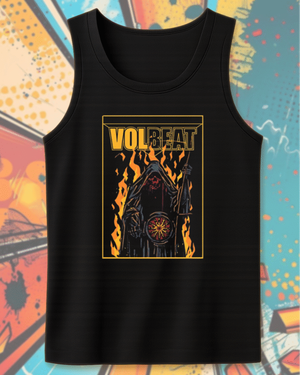 Volbeat x Metal Hammer Issue 401 Hoodie – Exclusive Fire Reaper Graphic, Heavy Metal Band Merch