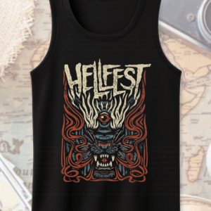 Hellfest 2025 Savage Tiger Shirt or Hoodie – Clisson France June 19–22 Lineup Two-Sided Tour Merch