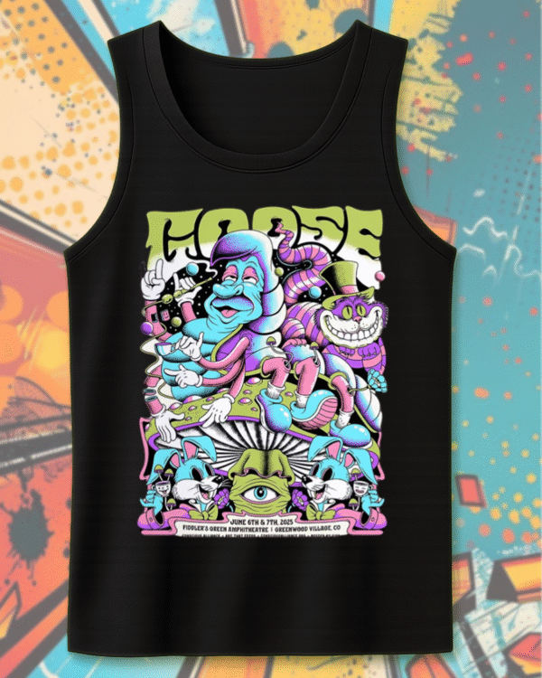 Goose 2025 Greenwood Village Shirt or Hoodie – June 6–7 Fiddler’s Green Concert Poster Tee