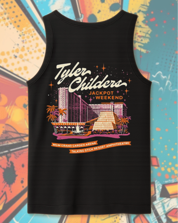 Tyler Childers Las Vegas 2025 Two-Sided Tank Top – MGM Grand Garden Arena June 7 Concert Merch (Unisex)
