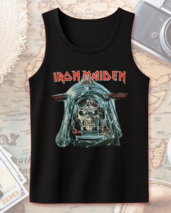 Iron Maiden Aces High 2003 World Tour – Vintage T-Shirt / Hoodie / Sweatshirt / Long Sleeve / Tank Top - Image 12