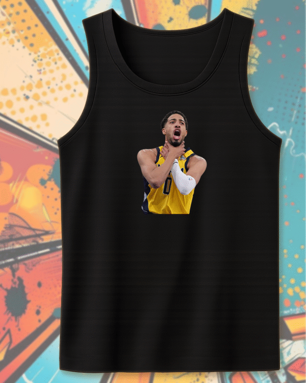 Tyrese Haliburton NBA Playoffs 2025 Shirt – Choke Celebration T-Shirt, Hoodie, Sweatshirt, Tank Top, Long Sleeve - Image 4
