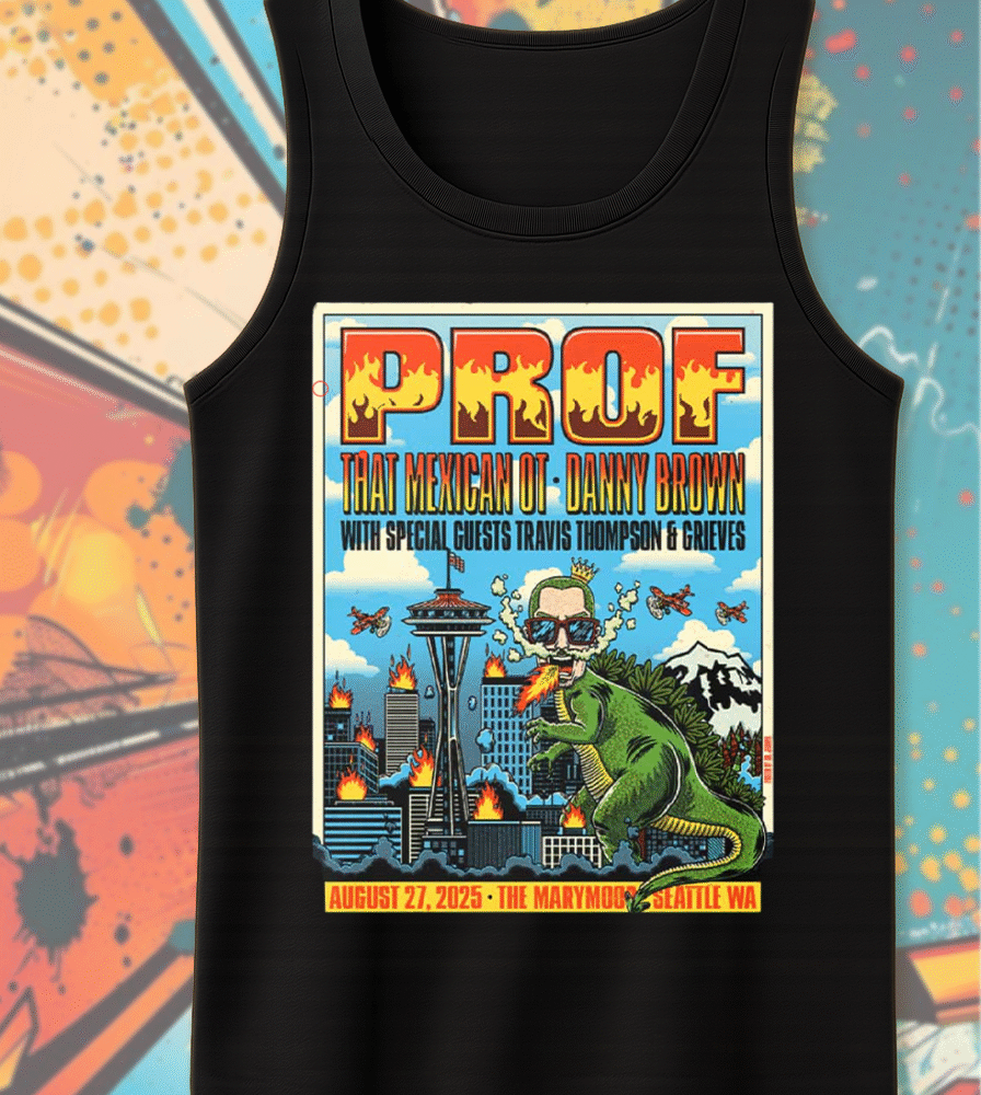 PROF 2025 Seattle Concert Merch – Marymoor Park T-Shirt, Hoodie, Tank Top, Sweatshirt & Long Sleeve