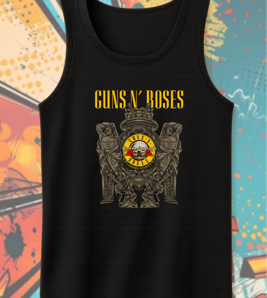 Guns N’ Roses Coimbra Tour 2025 T-Shirt – Portugal Concert Graphic Tee