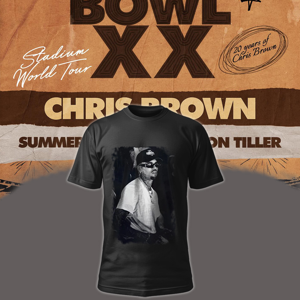 Chris Brown 11:11 Tour 2024 T-Shirt – Official Concert Merch for Breezy Fans