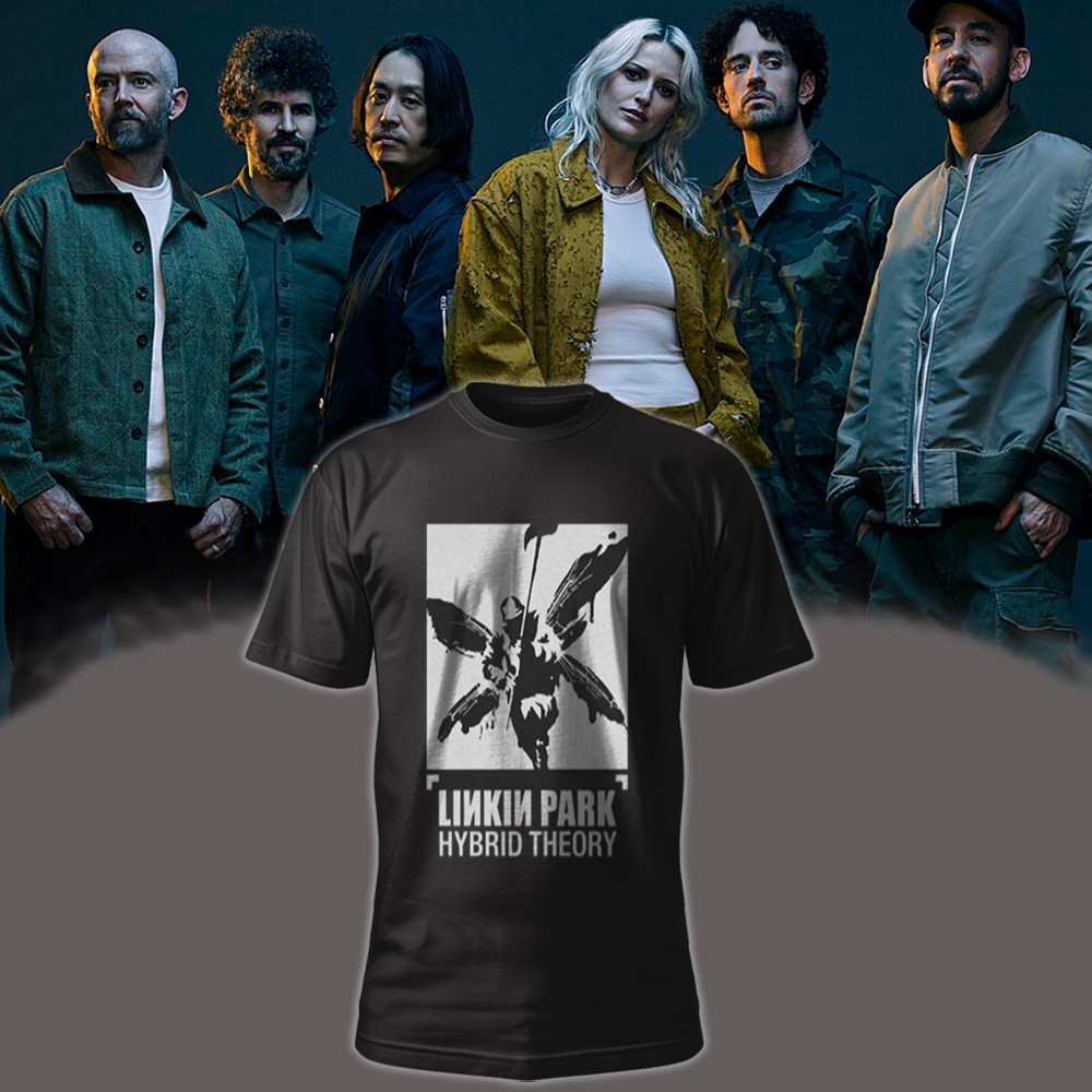 Linkin Park Hybrid Theory Soldier T-Shirt – Unisex Black Nu-Metal Tribute Tee