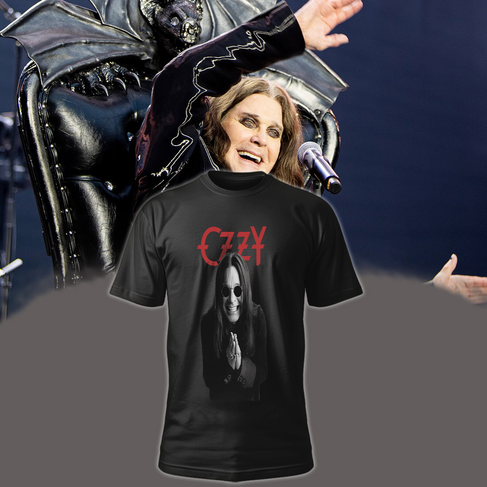 Ozzy Osbourne Classic Heavy Metal T-Shirt – Iconic Black Sabbath Rock Legend Gift for Fans – Vintage Black Tee