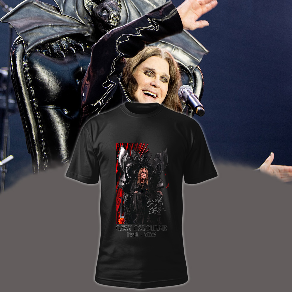 Ozzy Osbourne Signature 1948–2025 Memorial T-Shirt – Limited Edition Black Tribute Tee for Fans (All Sizes | BT913)