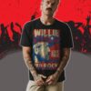 Willie Nelson Red Rocks 2025 T-Shirt – Live Free Concert Poster Art at Red Rocks Amphitheatre Morrison Colorado